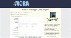 Desktop Screenshot of donatelifems.org